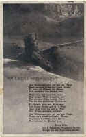 1915 Postkarte Kriegers Weihnacht von Franz Löser IR 59